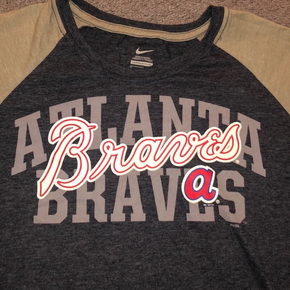 Nike Atlanta Braves 3/4 Sleeve - Picture 2 of 6